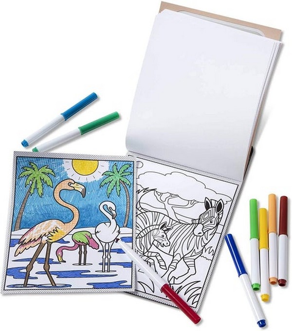 Melissa &amp; Doug Mágikus Színező Füzet Vadállatok
