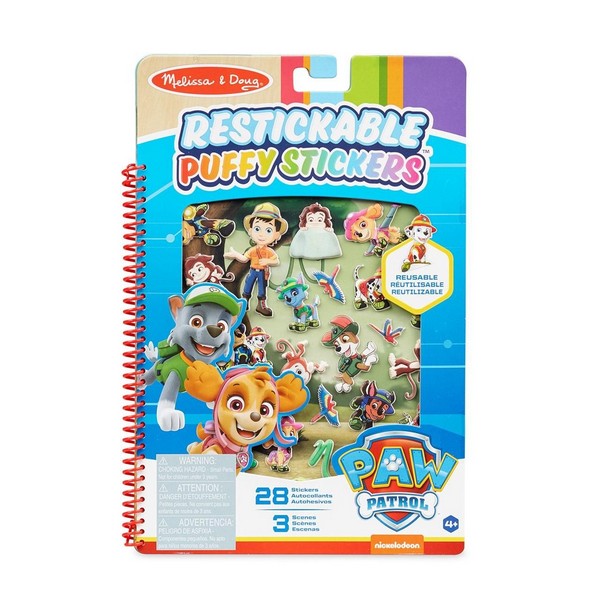Melissa &amp; Doug Pufi Matrica Füzet Mancs Őrjárat Dzsungel