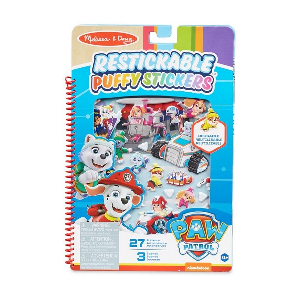 Melissa &amp; Doug Pufi Matrica Füzet Mancs Őrjárat Jake Hegye