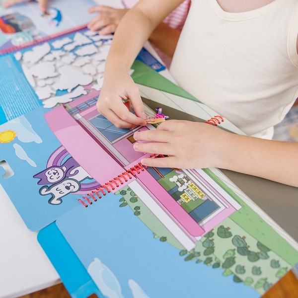 Melissa &amp; Doug Pufi Matrica Füzet Mancs Őrjárat Kaland Öböl