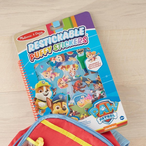 Melissa &amp; Doug Pufi Matrica Füzet Mancs Őrjárat Kaland Öböl