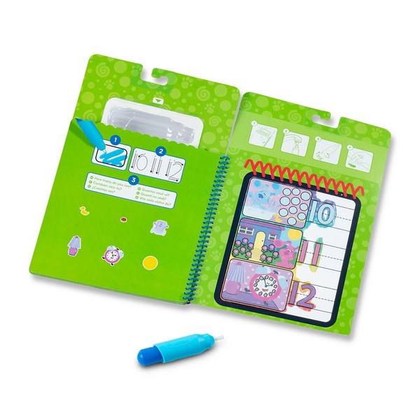 Melissa &amp; Doug Rajzolás Vízzel Azúrkék Nyomok És Te - Számolás