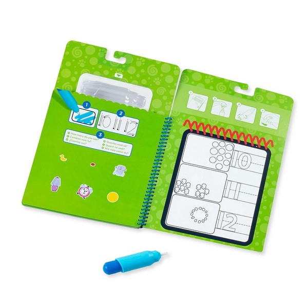 Melissa &amp; Doug Rajzolás Vízzel Azúrkék Nyomok És Te - Számolás