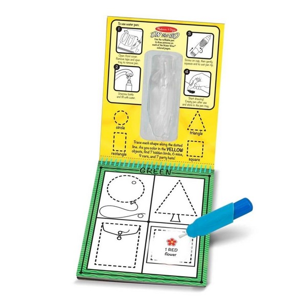 Melissa &amp; Doug Rajzolás Vízzel Színek és Formák