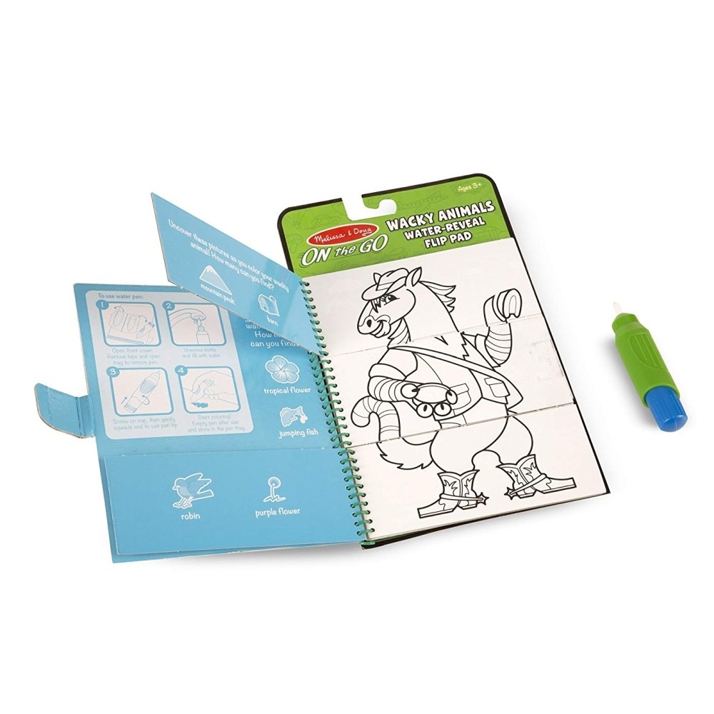 Melissa &amp; Doug Rajzolás vízzel Különleges állatok