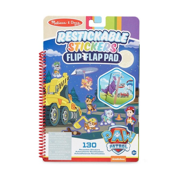 Melissa &amp; Doug Újrahasználható Matrica Füzet Mancs Őrjárat A Nagy Mentőakció