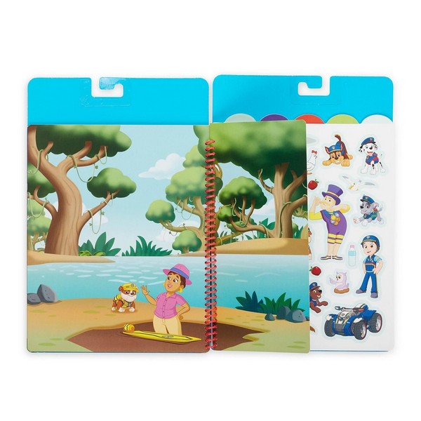 Melissa &amp; Doug Újrahasználható Matrica Füzet Mancs Őrjárat A Nagy Mentőakció