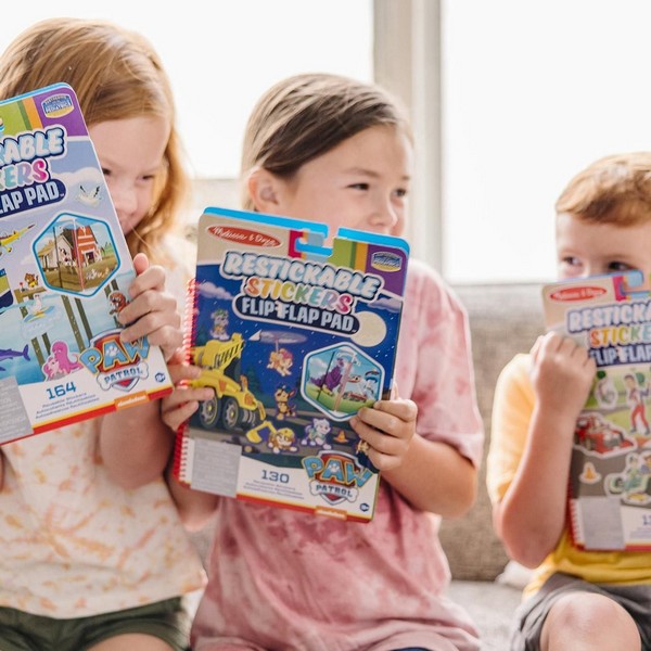 Melissa &amp; Doug Újrahasználható Matrica Füzet Mancs Őrjárat A Nagy Mentőakció