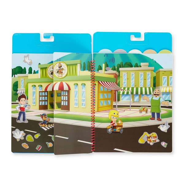 Melissa &amp; Doug Újrahasználható Matrica Füzet Mancs Őrjárat Kaland Öböl