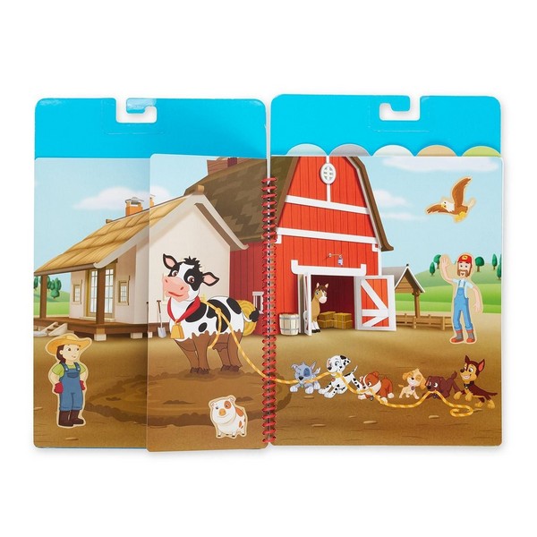 Melissa &amp; Doug Újrahasználható Matrica Füzet Mancs Őrjárat Kaland Öböl