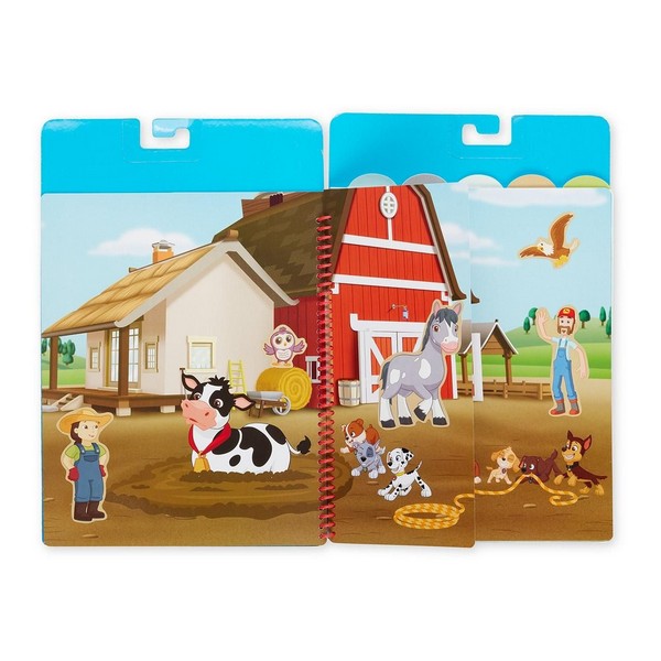 Melissa &amp; Doug Újrahasználható Matrica Füzet Mancs Őrjárat Kaland Öböl