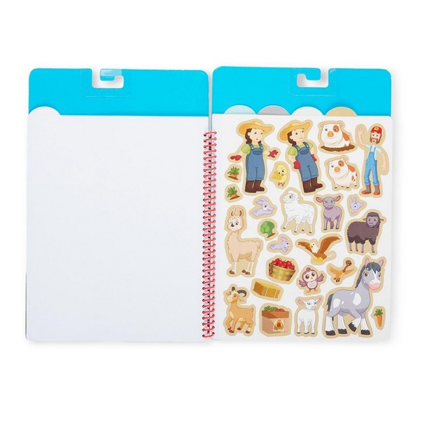 Melissa &amp; Doug Újrahasználható Matrica Füzet Mancs Őrjárat Kaland Öböl