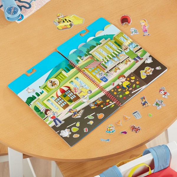 Melissa &amp; Doug Újrahasználható Matrica Füzet Mancs Őrjárat Kaland Öböl