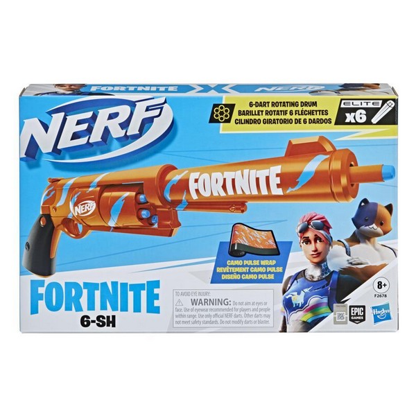 Nerf Fortnite 6-SH szivacslövő fegyver