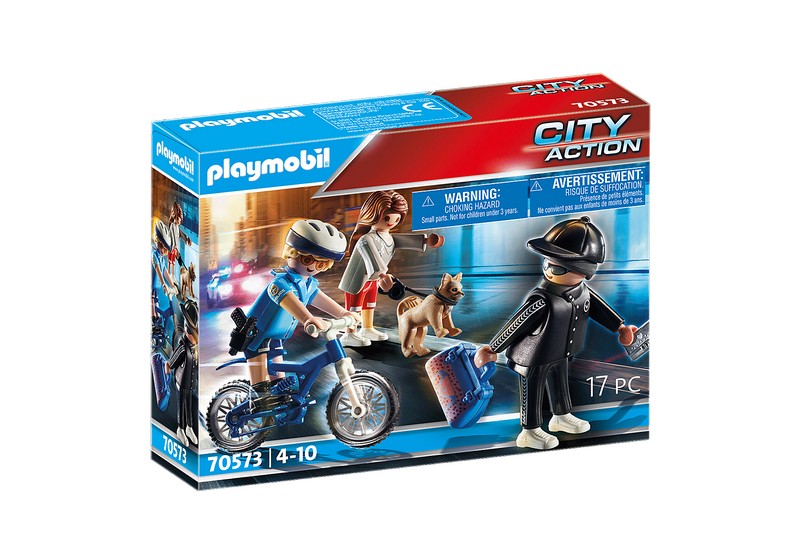 Playmobil 70573 Rendőrségi bicikli: Zsebtolvaj nyomában