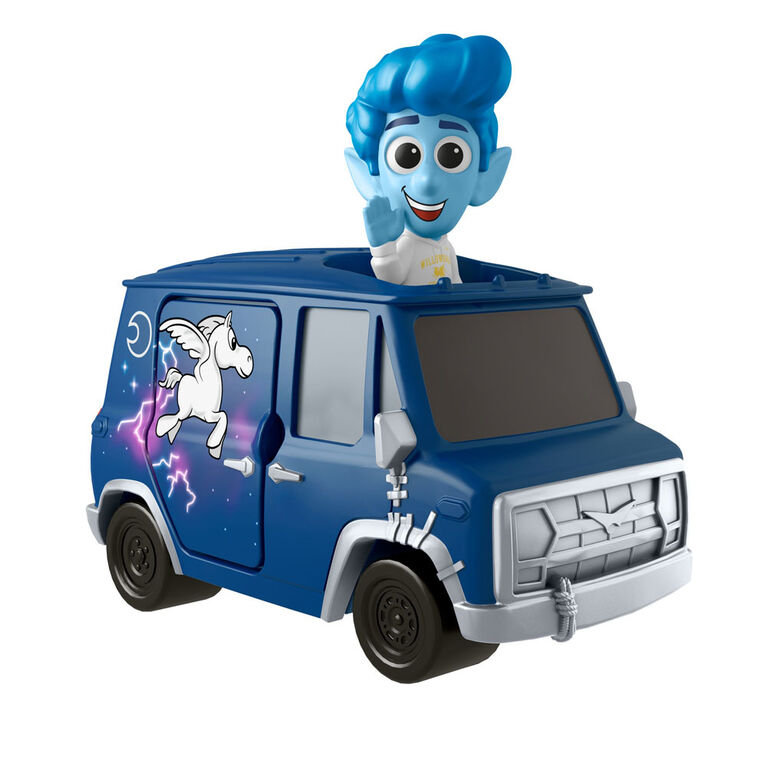 Pixar Előre minifigurák járművel Ion Lighfoot &amp; Guinevere
