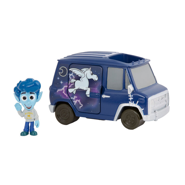 Pixar Előre minifigurák járművel Ion Lighfoot &amp; Guinevere