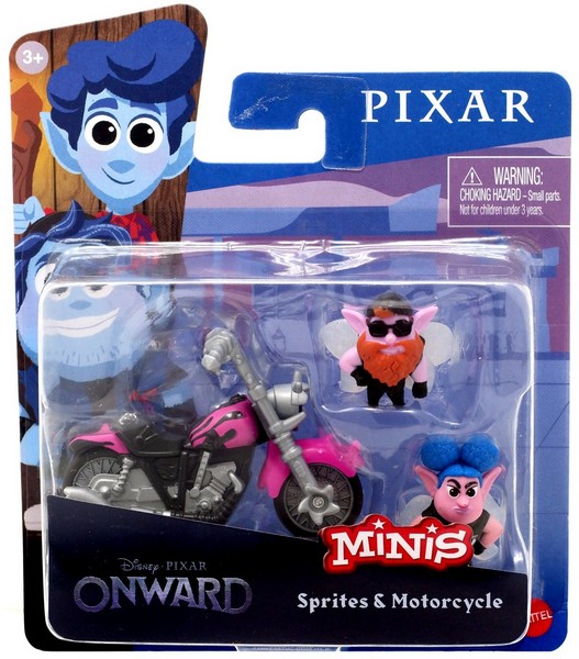 Pixar Előre minifigurák járművel Sprites &amp; Motorcycle