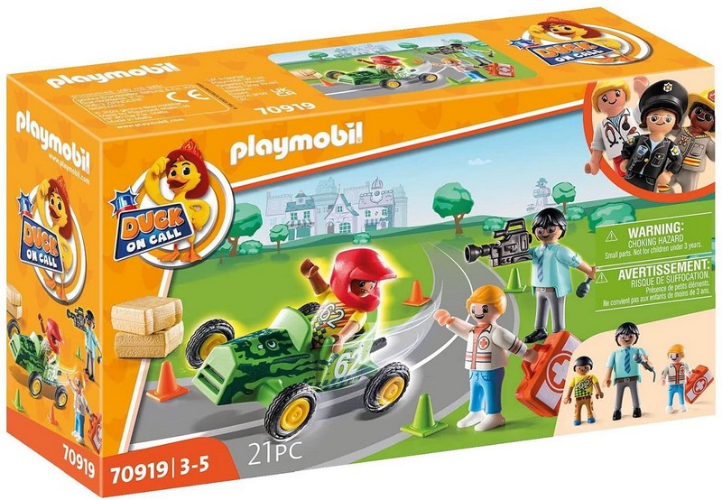 Playmobil 70919 DUCK ON CALL Mentők bevetésen: versenybaleset