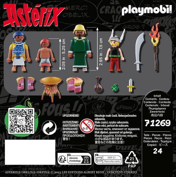 Playmobil 71269 Asterix: Artifis mérgezett tortája