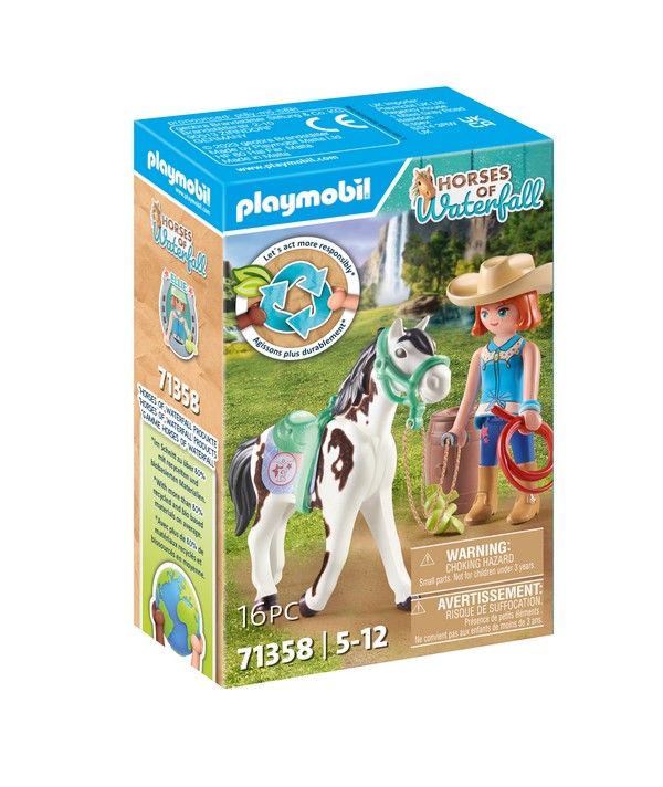 Playmobil 71358 Ellie &amp; Sawdust western lovasgyakorlatok
