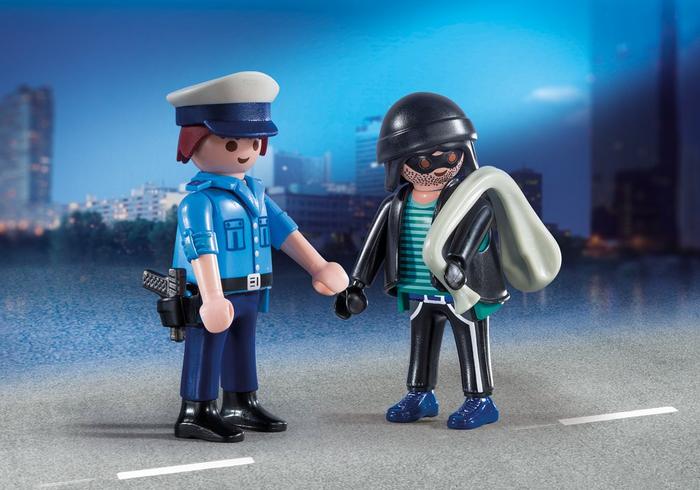 Playmobil 9218 Duo Pack rendőr és a tolvajok