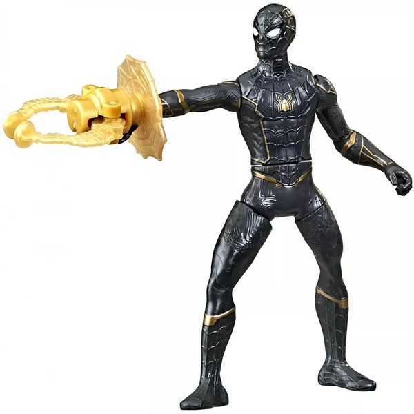 Pókember Deluxe Figura 15 cm - Fekete Pókember