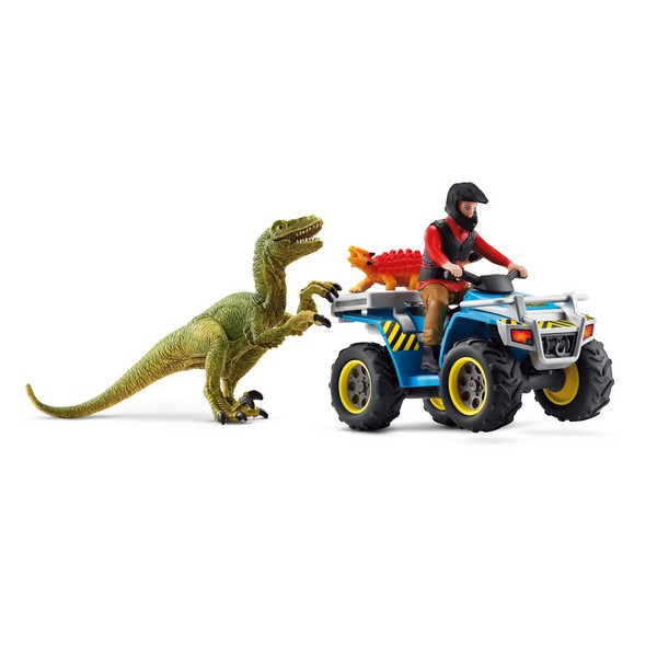 Schleich 41466 Menekülés Quaddal A Velociraptor Elől
