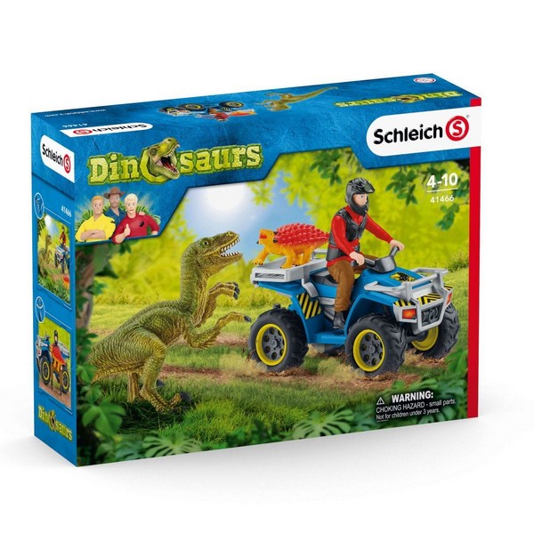 Schleich 41466 Menekülés Quaddal A Velociraptor Elől