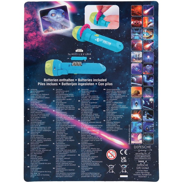 Space Fun Lámpa Vizuális Effektekkel - Világűr