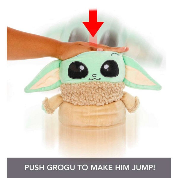 Star Wars Ugráló Bébi Yoda Plüss 28 Cm