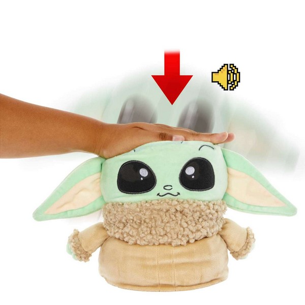 Star Wars Ugráló Bébi Yoda Plüss 28 Cm