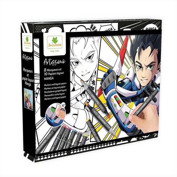 Sycomore Artissimo Manga színező Fiú