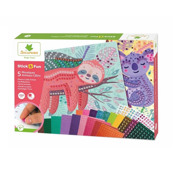 Sycomore Stick'N Fun Mozaikkép-Készítő Ölelnivaló Állatok