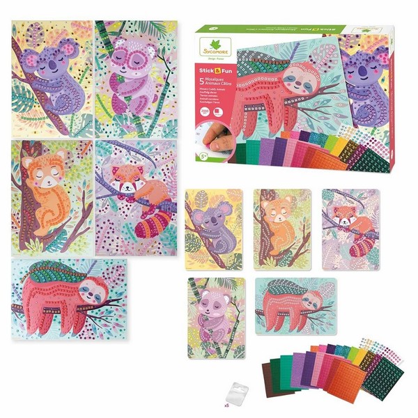 Sycomore Stick'N Fun Mozaikkép-Készítő Ölelnivaló Állatok