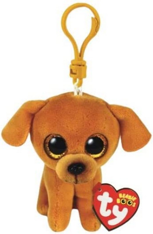 TY Boos  Zuzu Barna Kutya Plüss Clip 8,5 cm