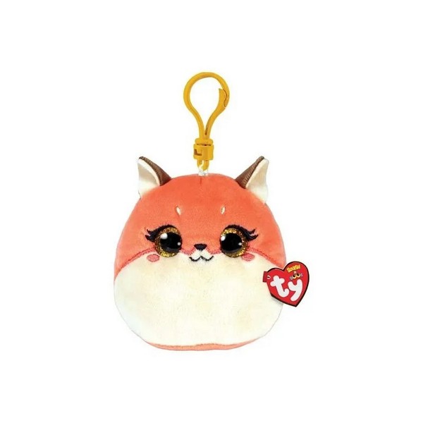 TY Squishy Beanies Roxie Róka Plüss Clip 8,5 cm
