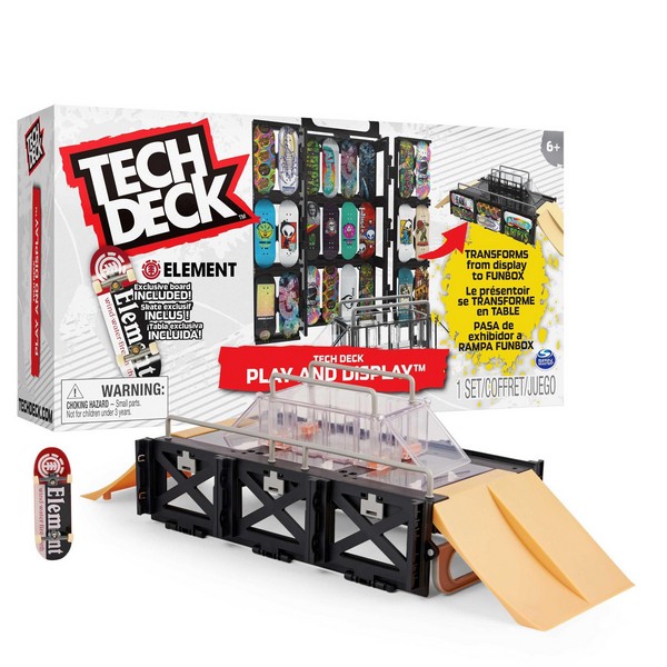 Tech Deck 2 az 1-ben Tároló és pálya 1 deszkával