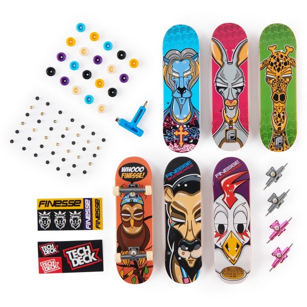Tech Deck 6 db-os szett Bonus Pack - Finesse