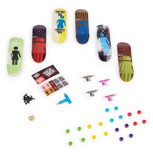 Tech Deck Bonus Pack 6 db-os szett Girl
