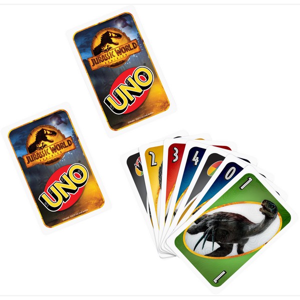 Uno Kártya Jurassic World 3