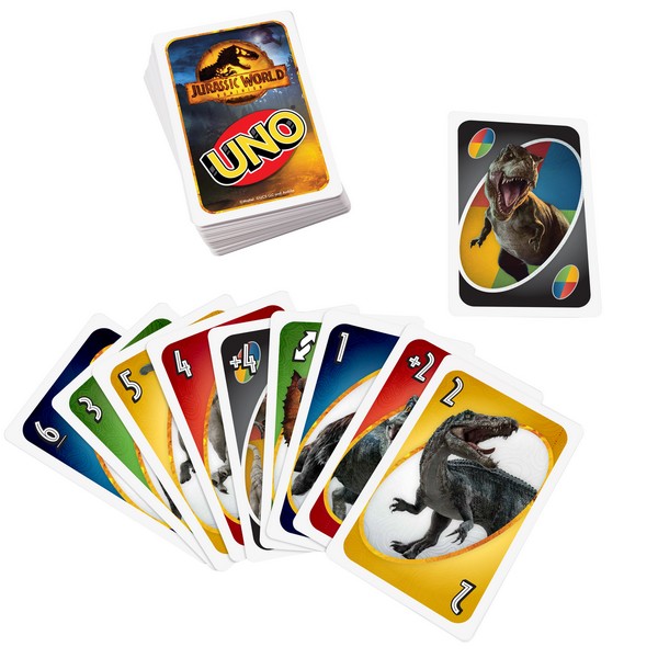 Uno Kártya Jurassic World 3