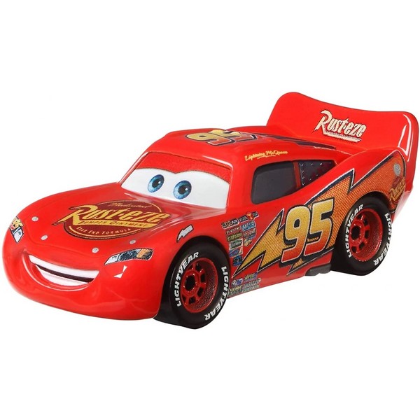 Verdák 3 Kisautó - Lighting Mcqueen Whit Rusteze Sign