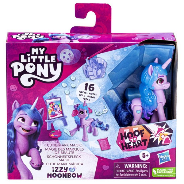 Én Kicsi Pónim Cutie Mark Magic Figura - Izzy Moonbow