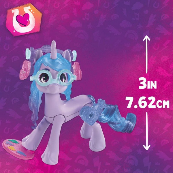 Én Kicsi Pónim Cutie Mark Magic Figura - Izzy Moonbow