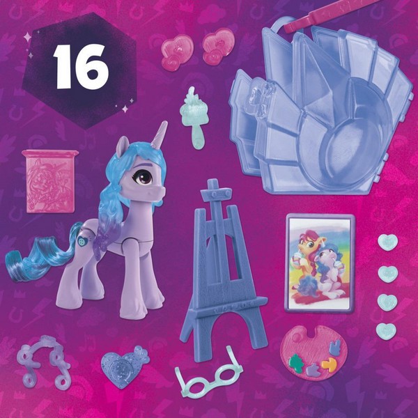Én Kicsi Pónim Cutie Mark Magic Figura - Izzy Moonbow