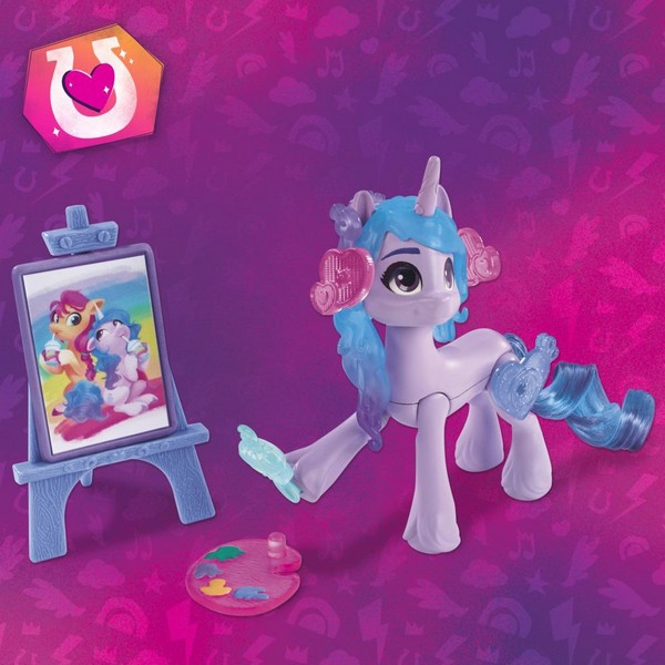 Én Kicsi Pónim Cutie Mark Magic Figura - Izzy Moonbow