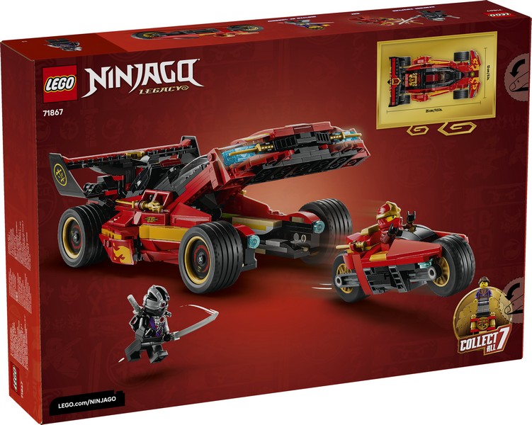 LEGO Ninjago 71867 X-1 Nindzsa csatagép, 15. évforduló