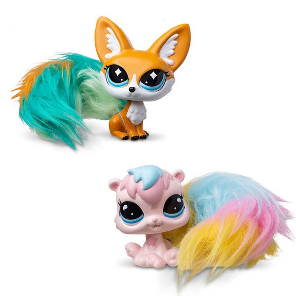 Littlest Pet Shop Dupla Csomag - Sivatagi Róka és Mókus (6. széria)