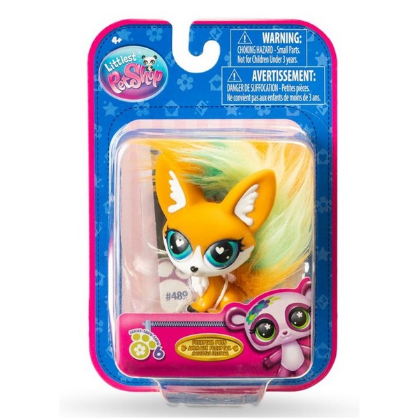 Littlest Pet Shop Figura 1 db - Sivatagi Róka #489 (6. széria)
